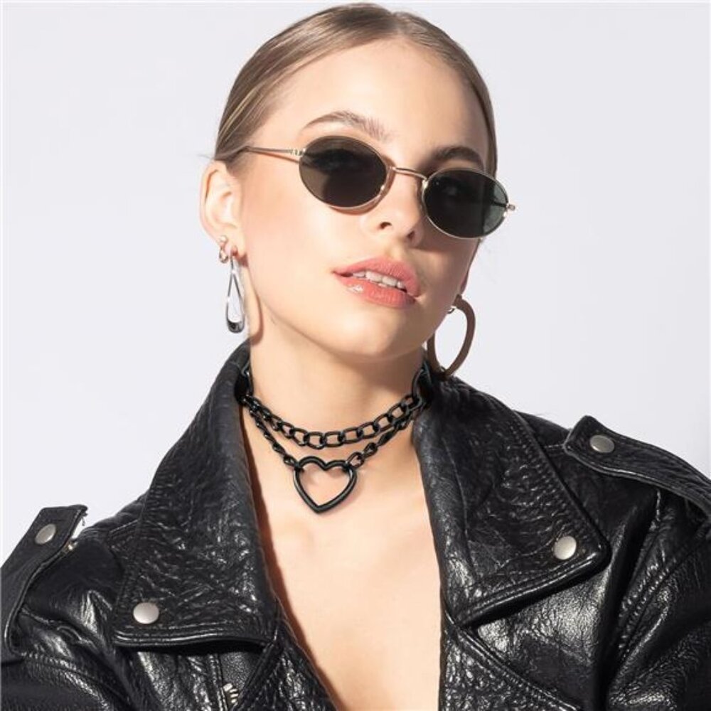 Versatile Choker Necklace & Leash Set | Gothic Punk Cosplay Jewelry